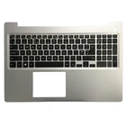 Новая Британская клавиатура для ноутбука с подсветкой в сборе для DELL INSPIRON 15-5000 5570 5575 Серебряный чехол для подиума 0MR2KH