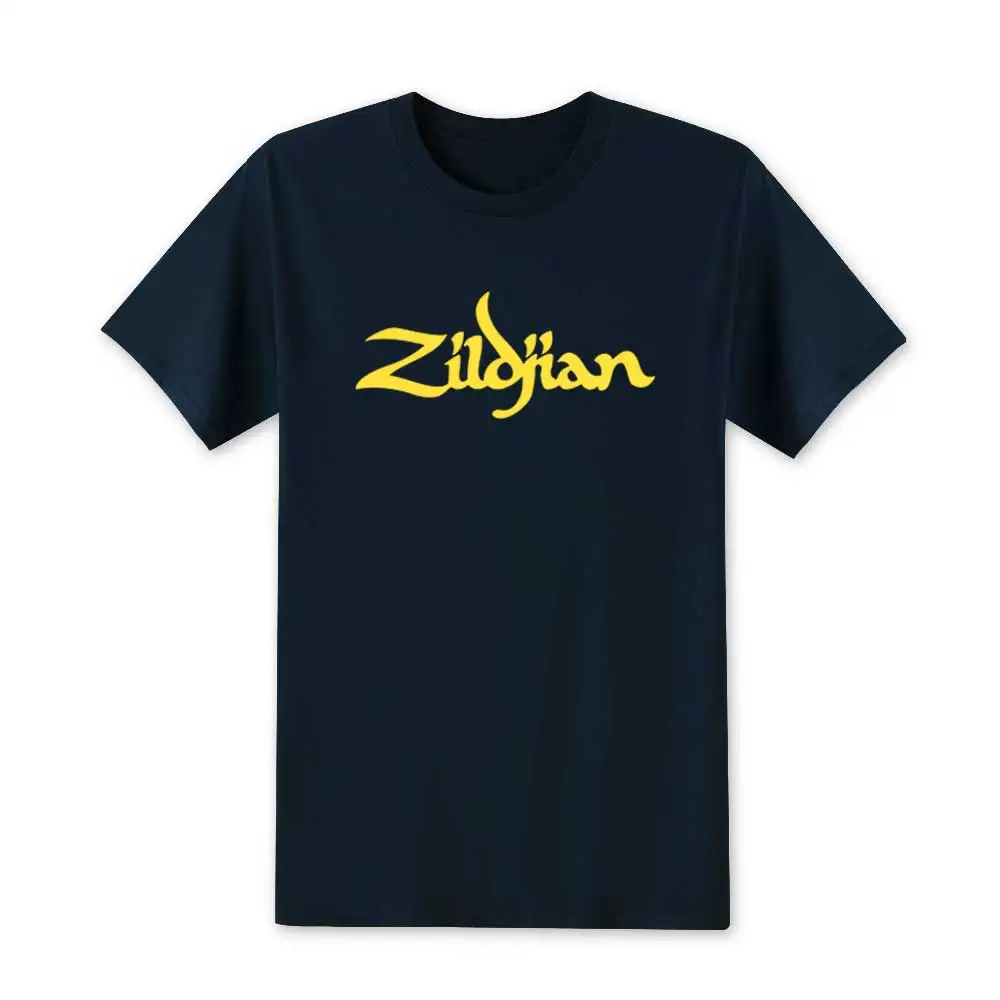 Модные летние новые Zildjian мужские футболки с принтом, мужские хлопковые футболки с коротким рукавом, топы, футболки высокого качества, размер XS-XXL - Цвет: Navy3