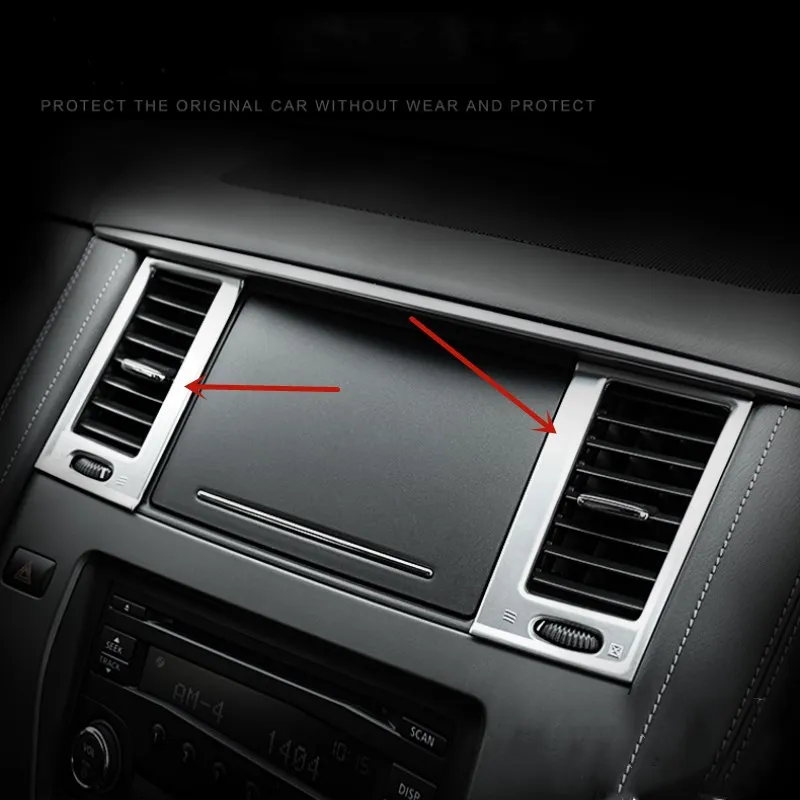 Для Nissan Armada Patrol Royale Nismo Y62 2016 2017 2018 вентиляционное отверстие крышка отделка Gills Vent