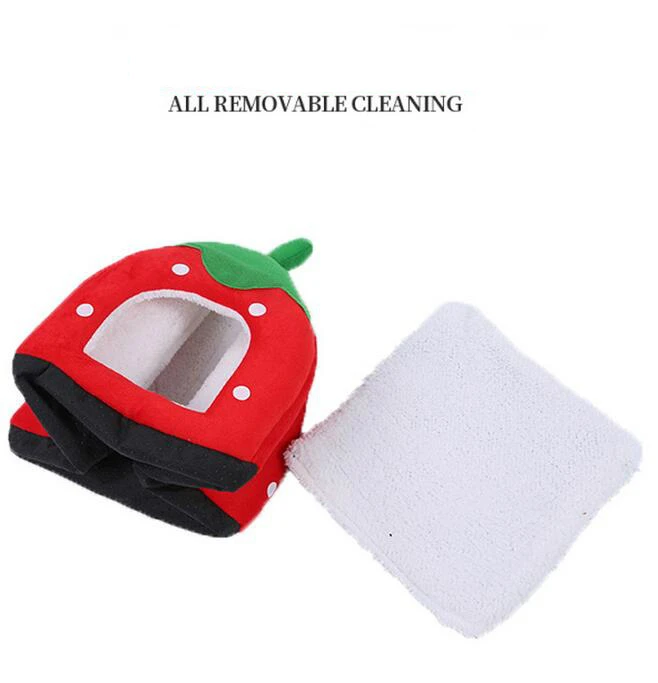 Товары для домашних животных домик милая мягкая Клубника Собака Кошка Кролик