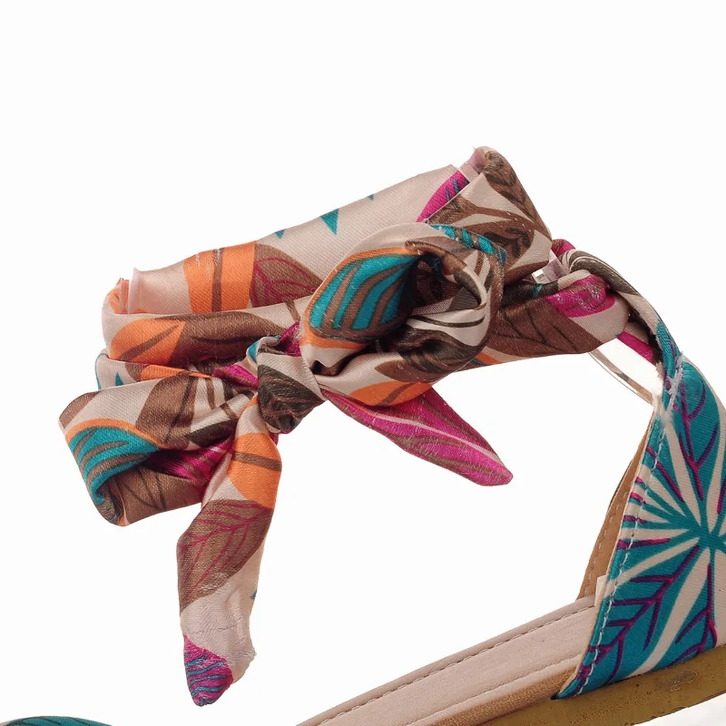 SAGACE модная обувь на плоской подошве в богемном стиле ретро сандалии римском с