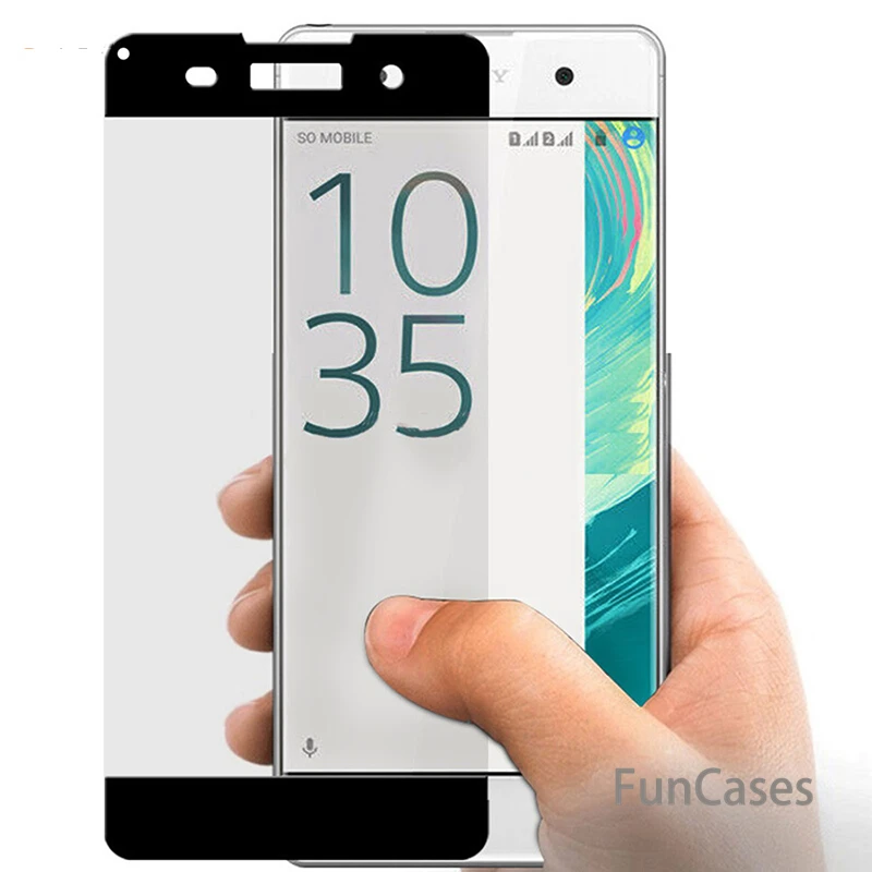 Полное покрытие для sony xperia XA1 чехол из закаленного стекла Soni E XA2 XZ Premium X XZ1 XZ2 Compact XA