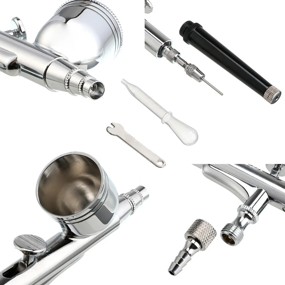 Профессиональный Аэрограф Двойного действия с гравитационной подачей