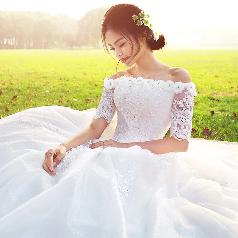 Sexy Свадебные Платья Noiva Бисероплетение Кристалл Vintage Robe De Mariage пояс 2017 Бода