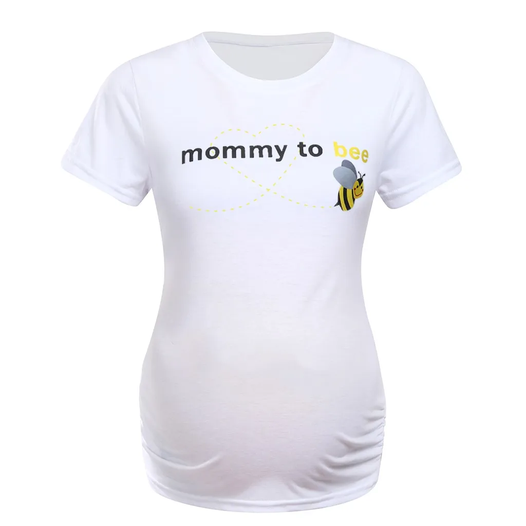 Топ для кормящих женщин летняя повседневная футболка с рисунком из мультфильма