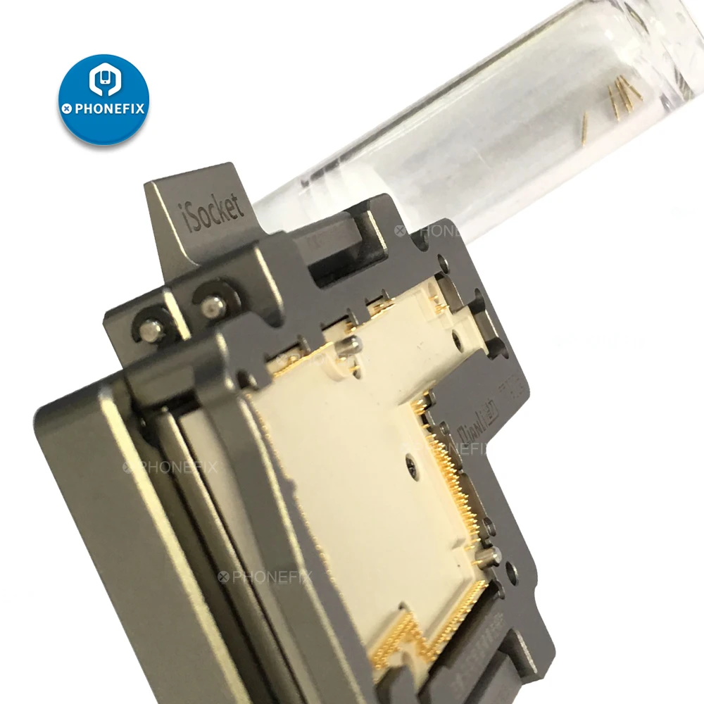 PHONEFIX QIANLI iSocket для iPhone X материнская плата(PCB) Тесты приспособление с Верхняя Нижняя Слои для iPhone X материнская плата быстрого Тесты Инж