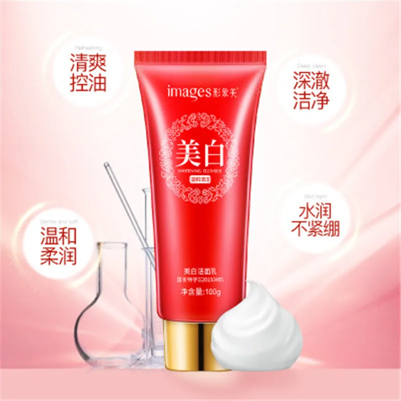 2018 изображения отбеливающая очищающая пена осветляющая и увлажняющая