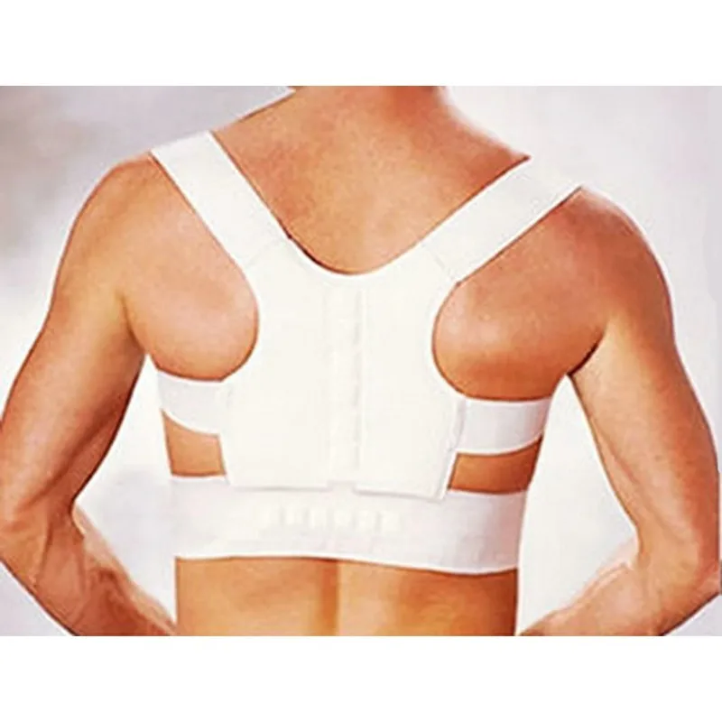 Posture Corrector Back Support Women Lumbar Corset Shoulder Correction Elastic Belt Magnetic Vest Free Shipping B001 | Красота и