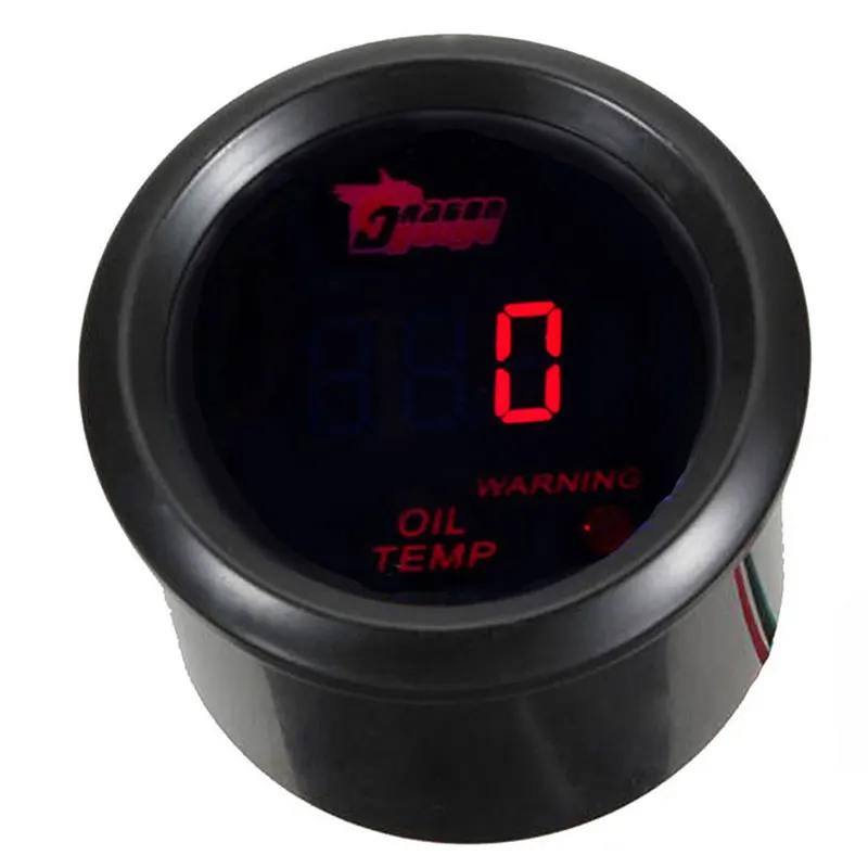 EE support Auto Accessories 52mm LED Display Digital Oil Temperature Gauge Car Styling Instrument Universal Automotive Parts | Автомобили