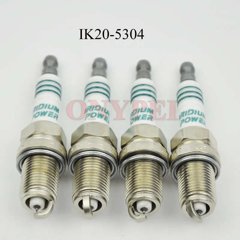 4x IK20 5304 автомобильные лампы в форме свечи Iridium Power свечи зажигания для Toyota Гоночный настроены турбо Honda Nissan IK20-5304 - Цвет: IK20-5304