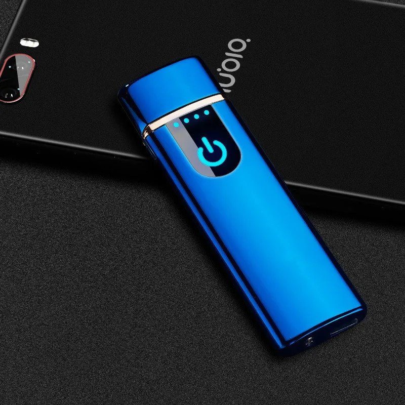 Металлический ветрозащитный Usb Зарядка Электрический Пальчиковый сенсорный