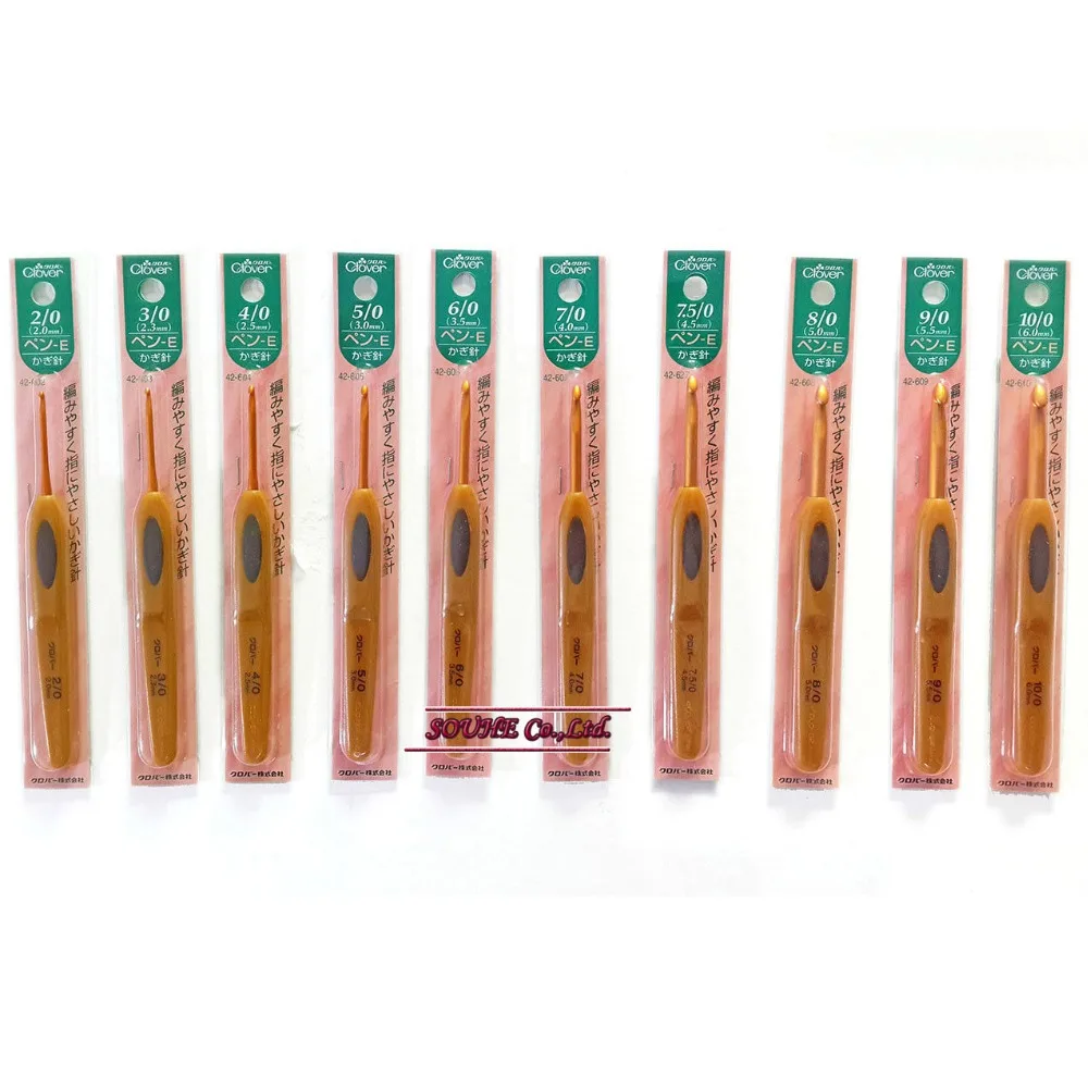 Японский клевер алюминий мягкий на ощупь крючком вязаные иглы оригинал из