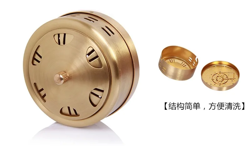 Для бездымного прижигания Массажная коробка Толстая медь Лечение Терапия для