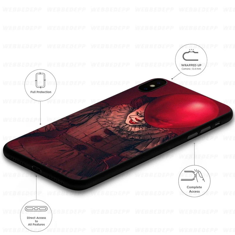 WEBBEDEPP Stephen King It мягкий чехол для Samsung Galaxy S10 S10e S9 S8 Plus S7 S6 Edge & J6 2018 Note 10 9 8 |