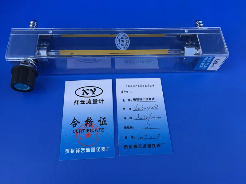 Ротаметр для жидкой воды ротаметр газосберегающего стекла с крошечным азотом |