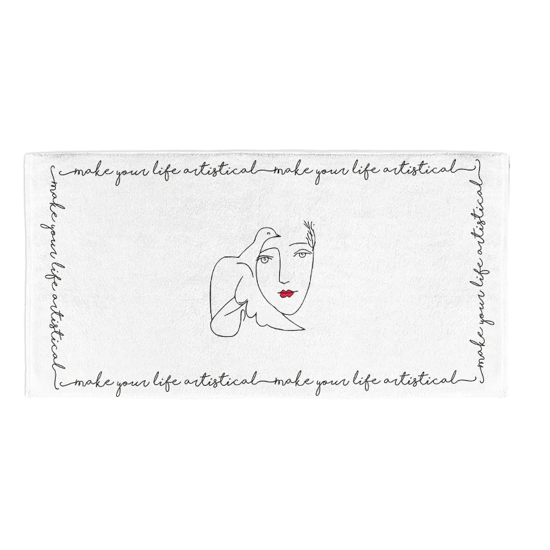 Mattys Art goddess простые иллюстрации сверхтонкого бамбукового волокна банное