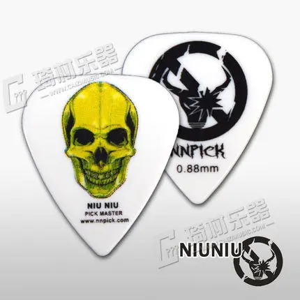 

Crystal Skull Guitar Pick Plectrum Mediator Gauge 1.20mm/0.88mm, 1/piece