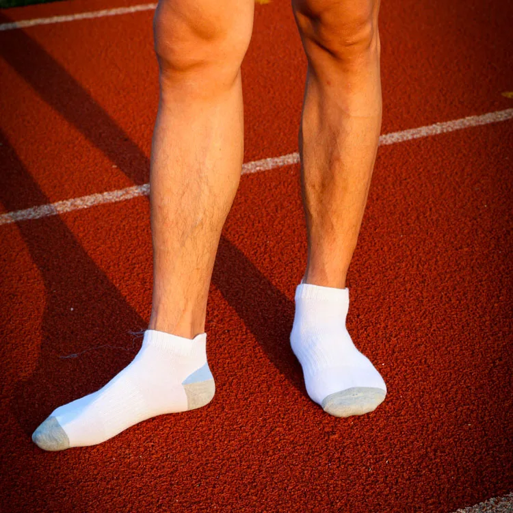 5 пары/компл. носки мужские спортивные дышащие хлопковые короткие повседневные