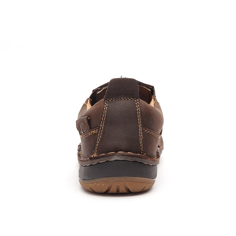 LINGGE Leather Casual Shoes Fashion Men Loafers Comfortable Slip On Moccasins #7287 | Обувь