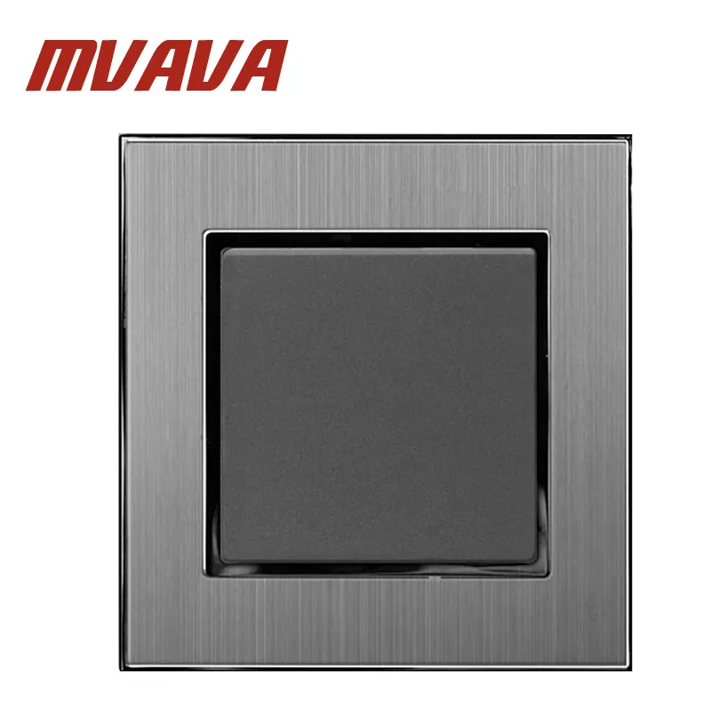 MVAVA Hotel 110 220 В стандарт ЕС и Великобритании Серебристая атласная металлическая
