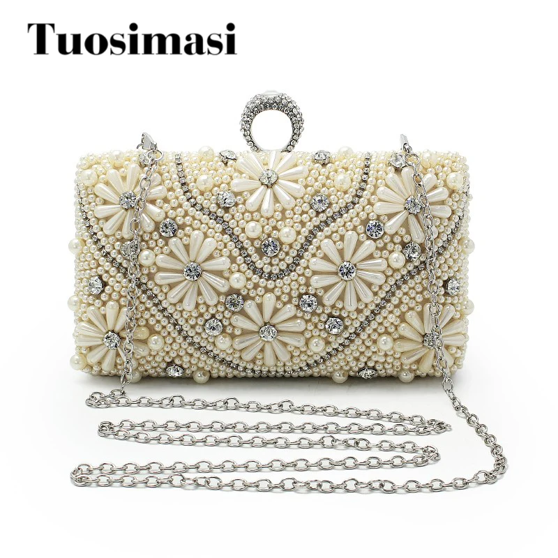 

Women's Crystal Evening Bag Clutch Bags Wedding Diamond Beaded Bag Rhinestone Small Shoulder Bag(C724)