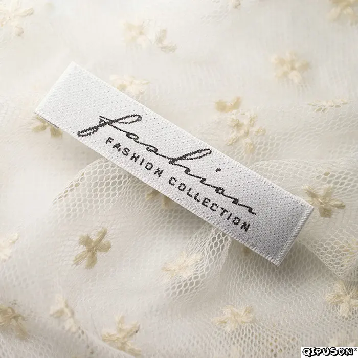 DH002 логотип на заказ брендовые тканые этикетки для одежды одежды|Этикетки одежды|