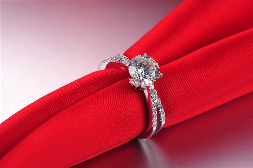 Женское кольцо с бриллиантом Love Forever свадебное Ювелирное Украшение имитацией