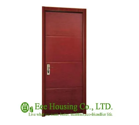 Облицованная дверь из древесины толщиной 40 мм для квартиры искусственная