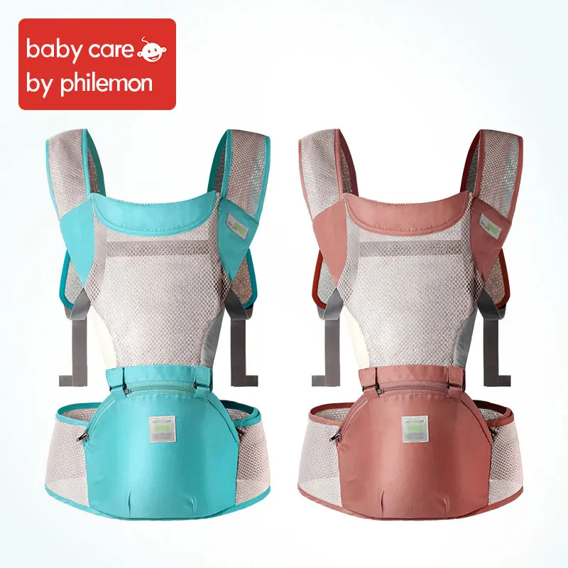 Эргономичный рюкзак кенгуру с дышащей сеткой для переноски ребенка регулируемый