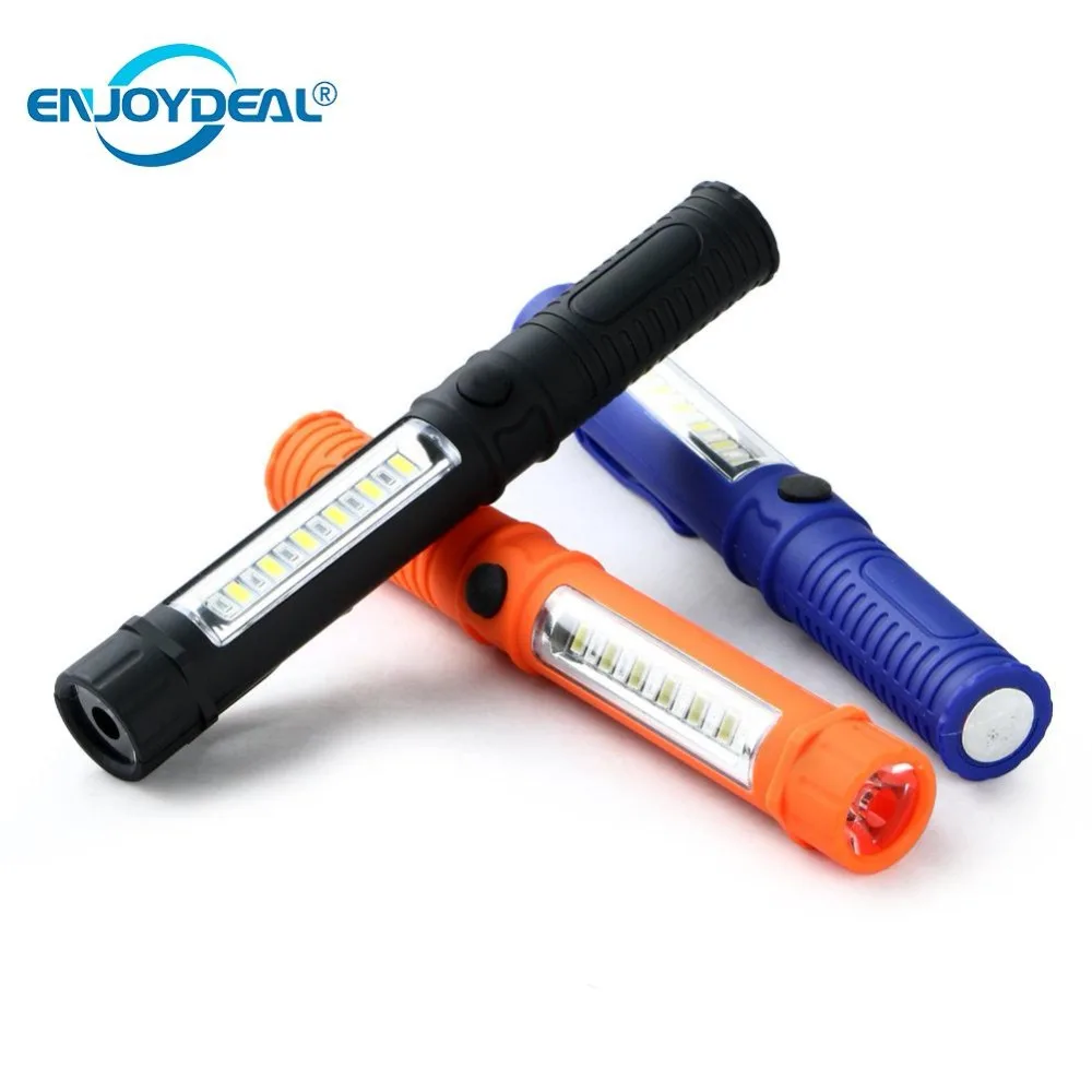 Многофункциональный портативный 12 светодиодный фонарик Рабочая лампа Penlight 3