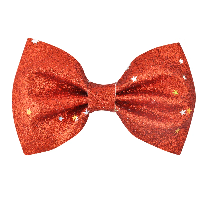 Заколки для волос девочек 3 &quot бутик с блестящим кожаным бантом лучший подарок