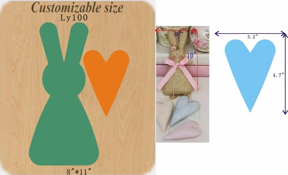 

Pillow bag & Wooden dies for scrapbooking, fit MY machine