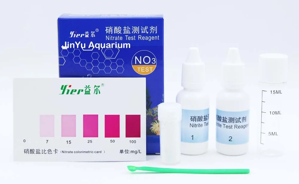 Набор для проверки воды NO2 нитрит NO3 нитрат GH NH4 PH O2 водяное растение для аквариума аквариум тестовая жидкость