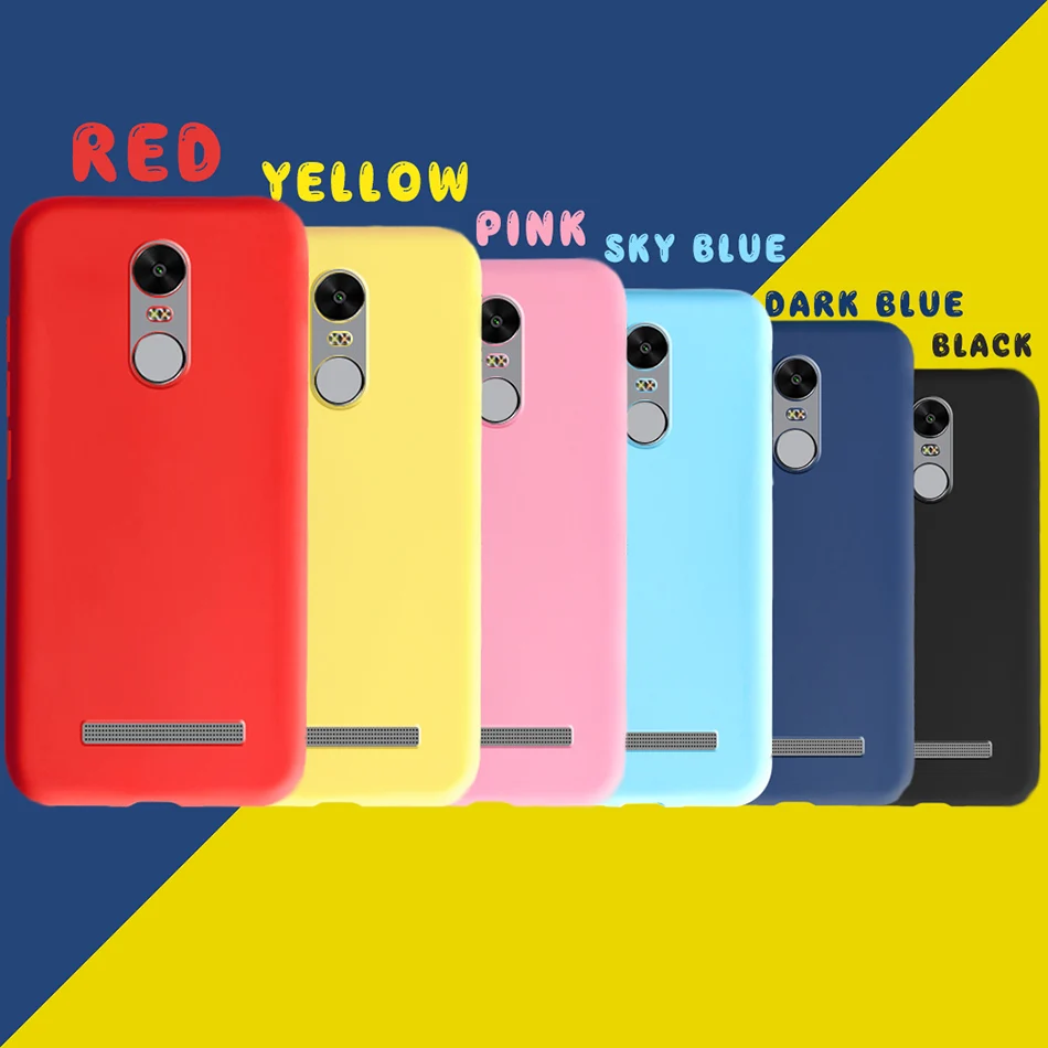 Для Xiaomi Redmi Note 3 Pro 150 мм чехол сплошной цвет мягкий силиконовый Обложка для