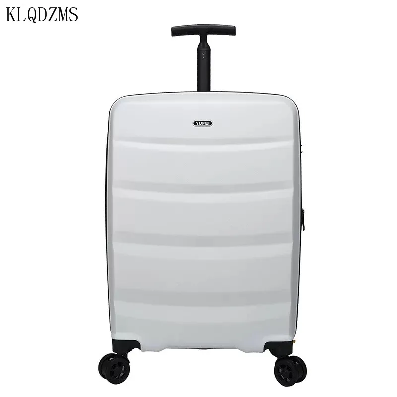 KLQDZMS 20/24/28Inch New Luxury Brand Luggage Business Rolling Spinner PC Trolley Case Password Travel Suitcase On Wheel | Багаж и сумки