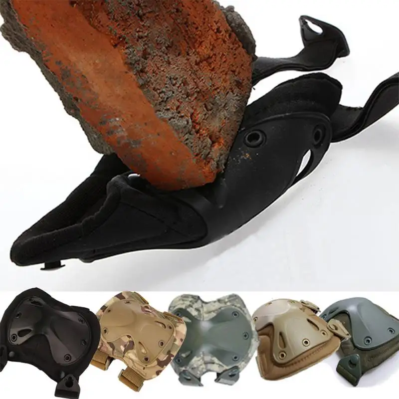 4 шт. Регулируемый Военная Униформа тактическая наколенники локтя Поддержка S