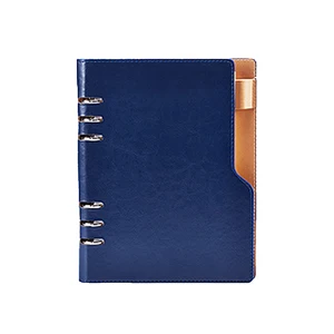 B5 Блокноты с кожаным, ПУ переплетом с бумагой и держателями для ручек