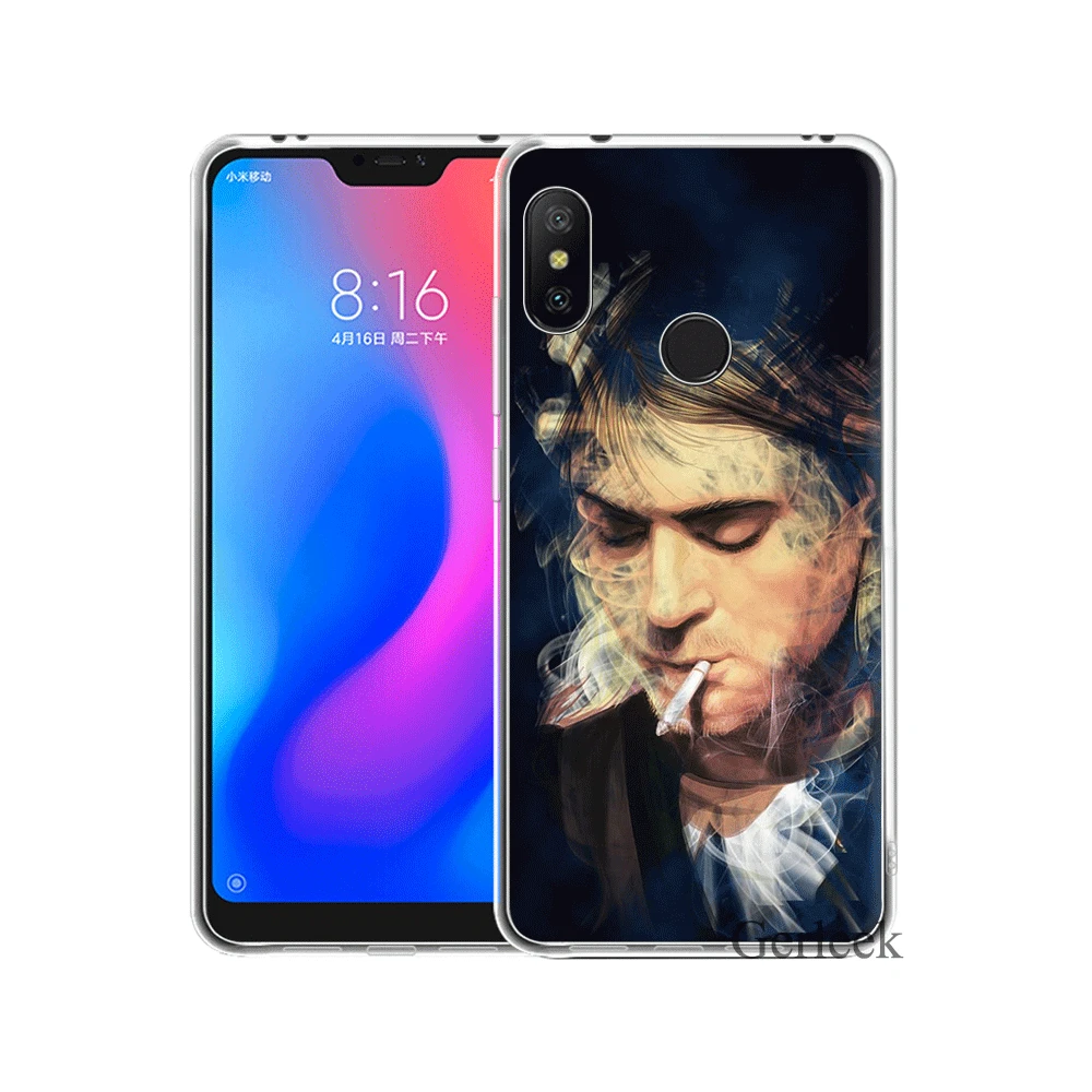 Чехол Desxz Курт Кобейн Нирвана для Xiaomi Redmi Note 6 7 3 Pro 4 4X 5 5A|Чехлы-накладки| |