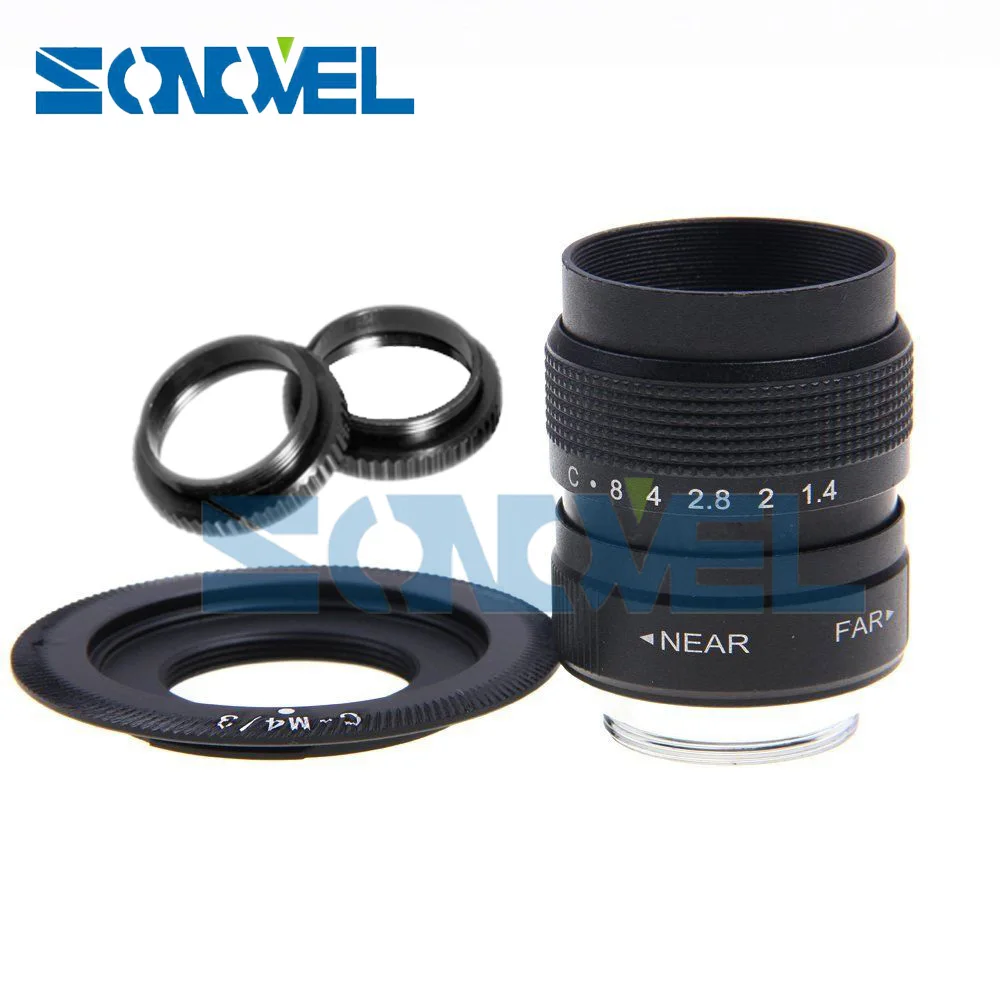 Объектив для ТВ фильмов 25 мм F1.4 CC Крепление C Olympus Micro 4/3 m4/3 EP1 EP2 EP3 EP5 EPL1 EPL2 EPL3 EPL5 EPM1 EM5
