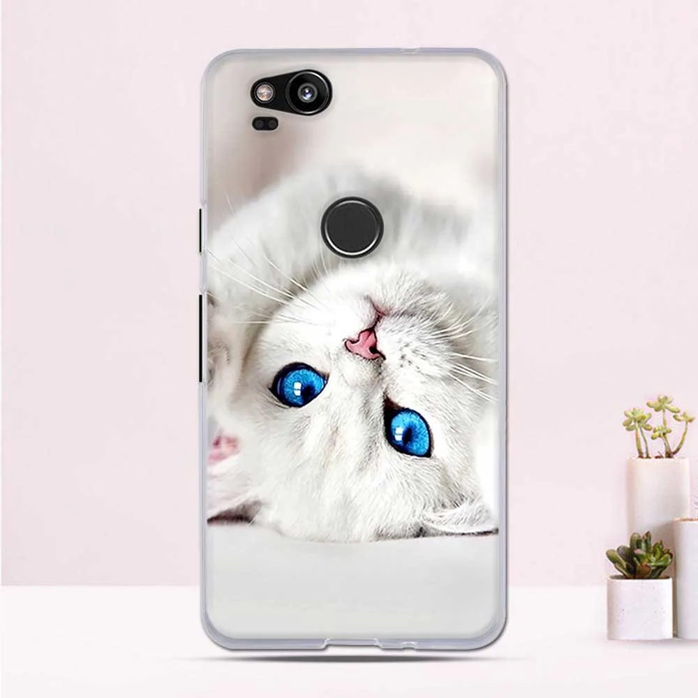 Чехол для Google Pixel 2 мягкий чехол из ТПУ силиконовый бампер телефона 5 0