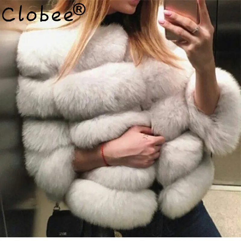 Пальто из искусственного меха винтажное пушистое женское короткое меховое