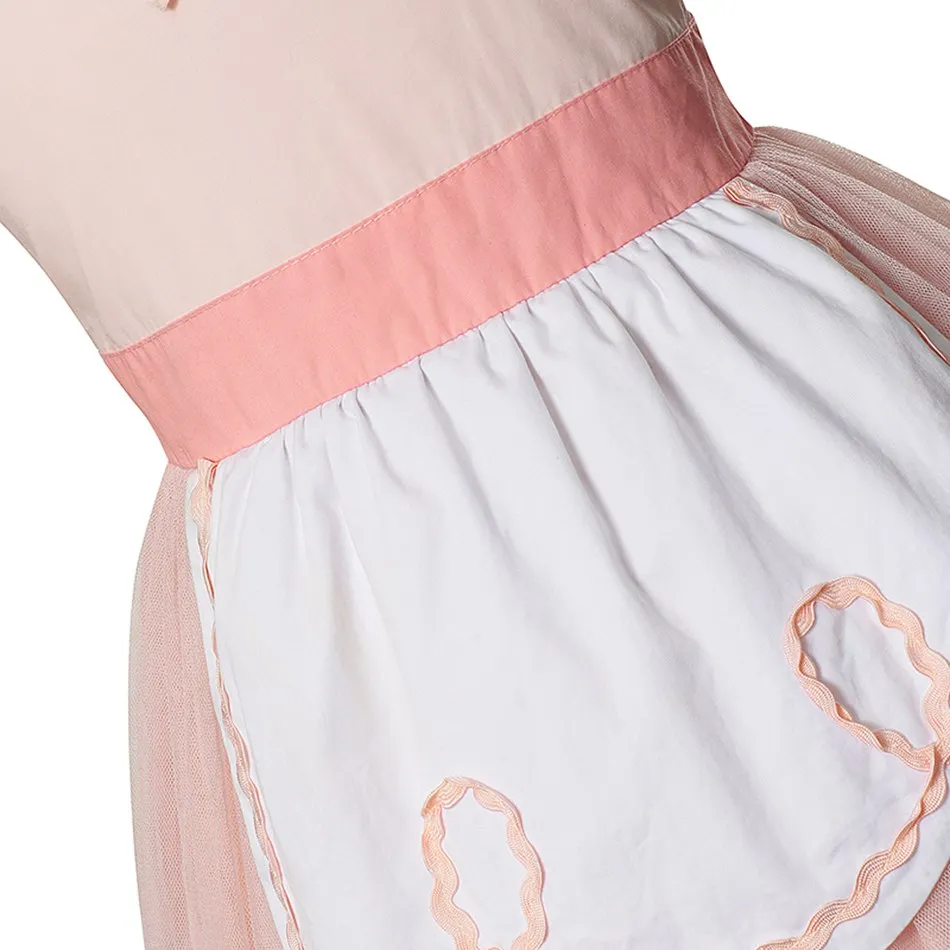 VOGUEON Baby Girls Alice Dress Up Clothes Children in Wonderland Fancy Princess Costume Girl Blue Belle Bow Tutu Sundress | Детская