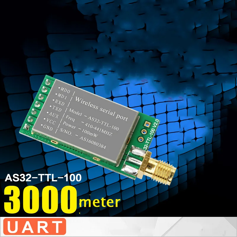 Sx1278/sx1276 Беспроводной модуля 433 мГц последовательный порт WI-FI модуль