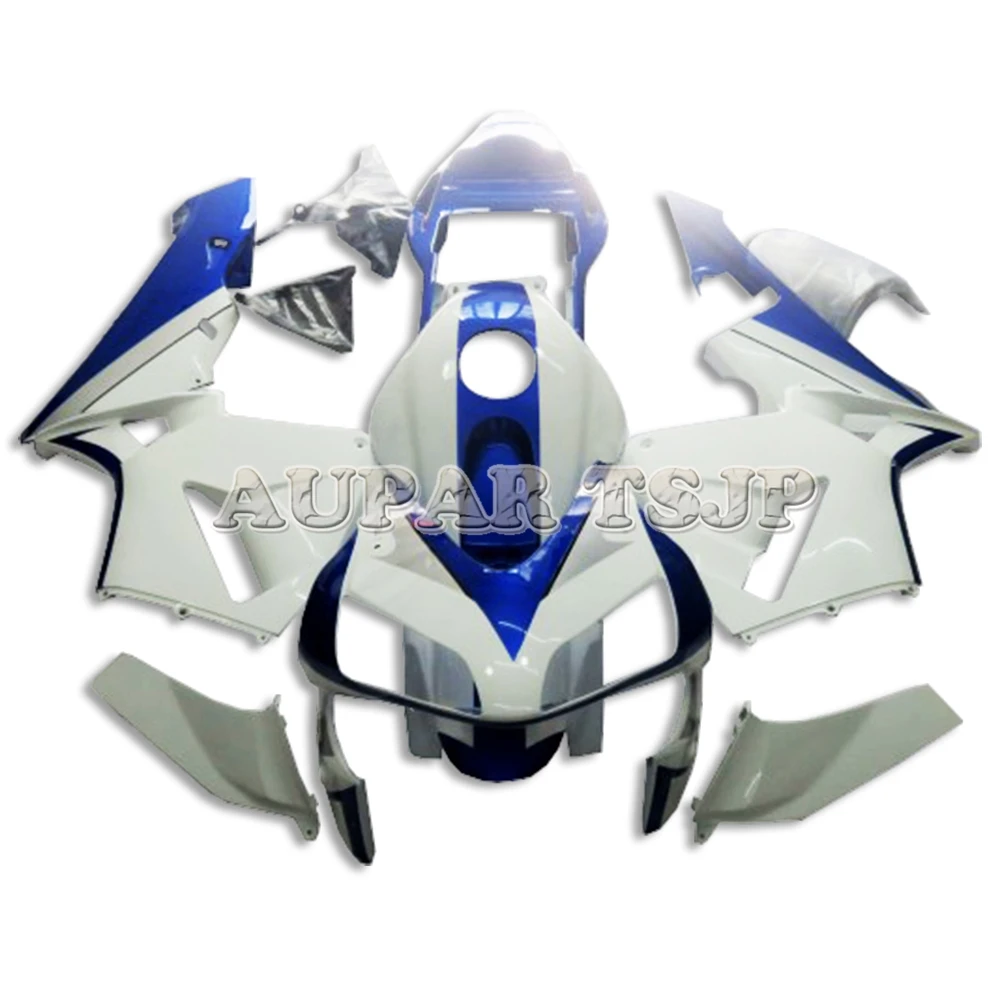 

Brand New White Blue Full Fairing Kit For Honda 2003 2004 CBR600RR F5 03 04 ABS Injection Motorbike Bodywork Kit New Hulls