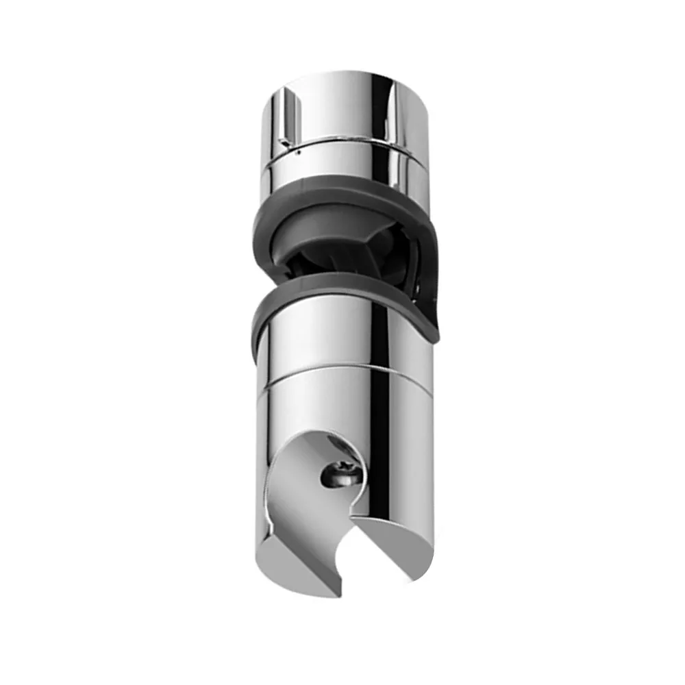 18 25mm hand shower bracket fit to abs adjustable rail head slider holder adjustable shower holder chrome plated bathroom tools free global shipping