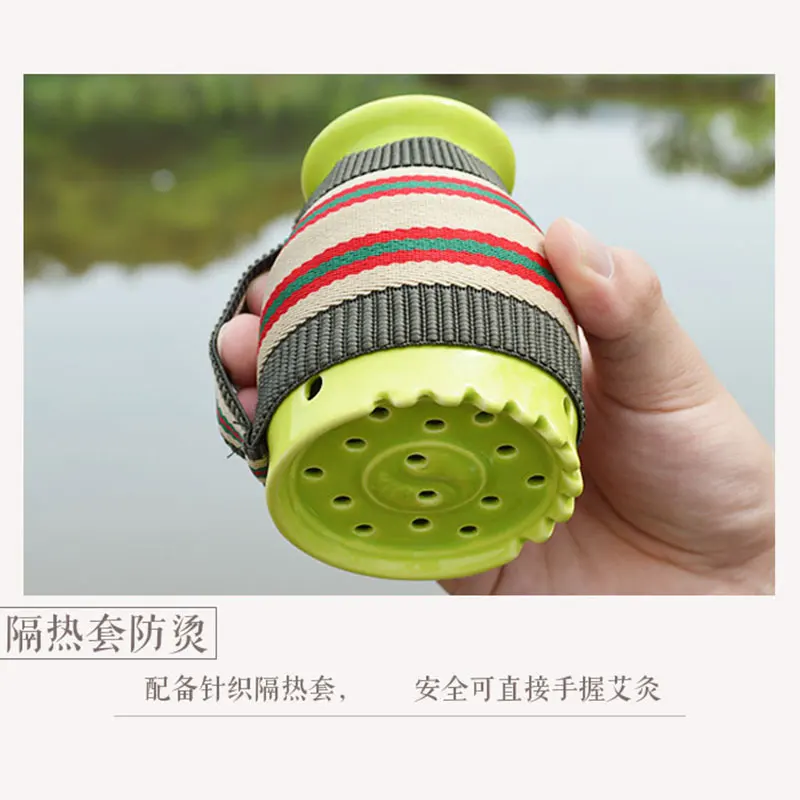 Керамическая банка для прогревания горшков жестяная чашка моксы скраппинга