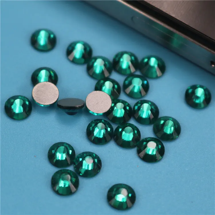 1440 шт./лот синий циркон стразы с плоской задней стороной для ногтевого дизайна 3D