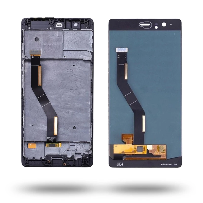 AMOLED для huawei P9 Plus ЖК-дисплей кодирующий преобразователь сенсорного экрана в сборе запчасти для P9 Plus дисплей с рамкой