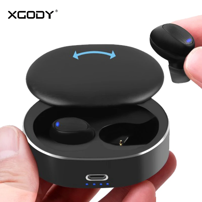 Беспроводные наушники XGODY B20 TWS Bluetooth 5 0 мини портативные стереонаушники с