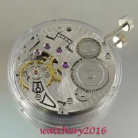 vintage 17 jewels 6498 mechanical hand winding stainless steel mens watch movement